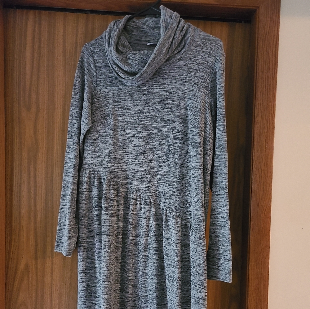Ladies Cowl Neck Sweater Dress
